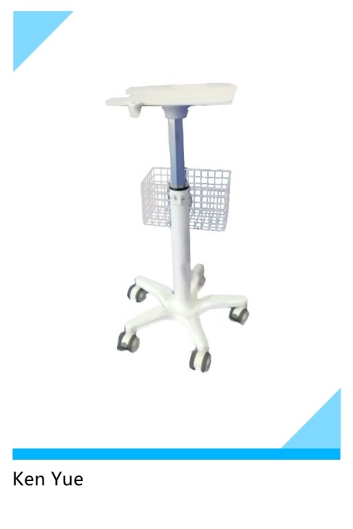  ABS Integrated Rolling Computer Cart Stable Monitor Trolley Height Adjustable Manufactures