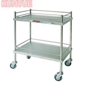  Hospital special trolley ABS material silver trolley with wheels Manufactures
