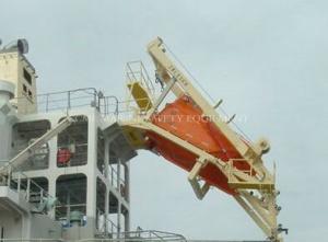  25Persons Free Fall Lifeboat With life boat davit Manufactures