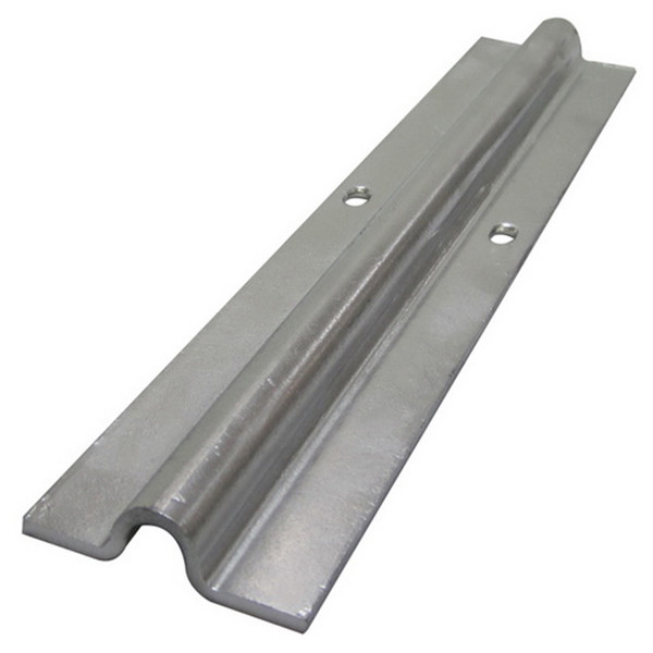  R8 R10 Groove Galvanized Steel Sliding Gate Track Hardware Rail Round Bar Gate Track 3.5mm Thick Manufactures