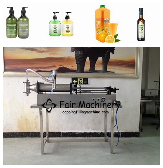  GMP 0.1m3/min Shampoo Filling Machine Horizontal For Liquid Paste 5000ml Manufactures