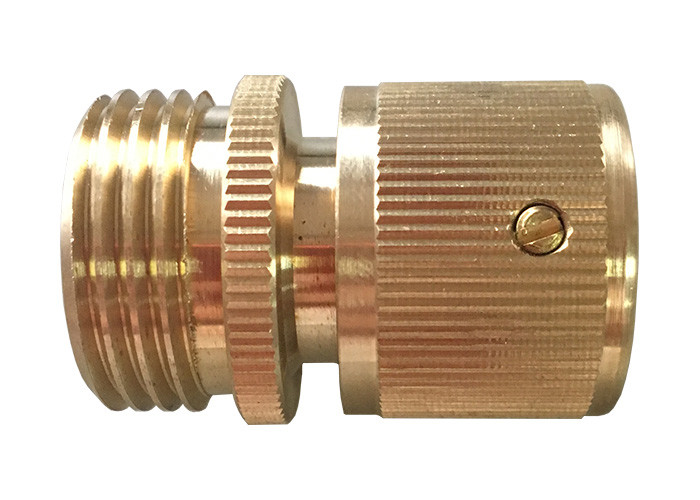  Male Click Quick Connect Hose Coupling , Brass Quick Release Garden Hose Connector Manufactures