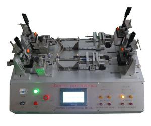  PLC Control Linear Switch Tester Pneumatic Plug Socket Test Equipment IEC61058.1 / IEC60884 Manufactures