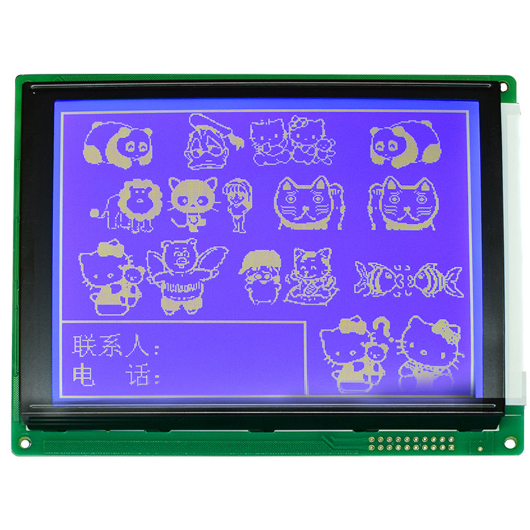  Dot Matrix Type Graphic LCD Module COB Bonding Mode For Communication Equipment Manufactures
