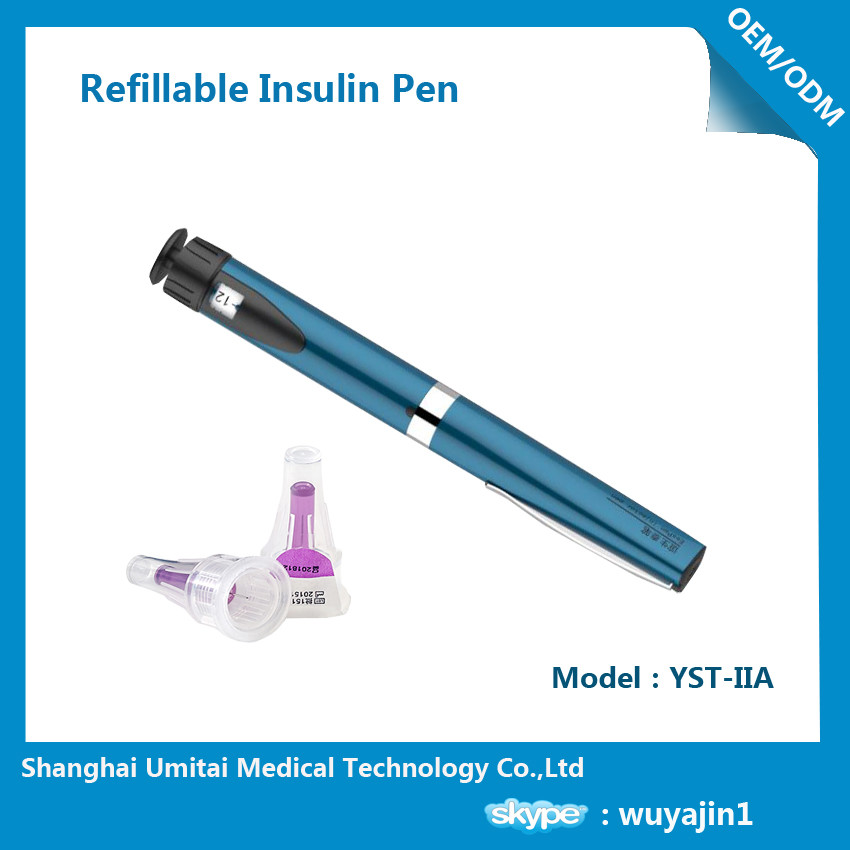  Reusable Insulin Pen 3ml Cartridge , Human Growth Hormone Pen Easy Operation Manufactures