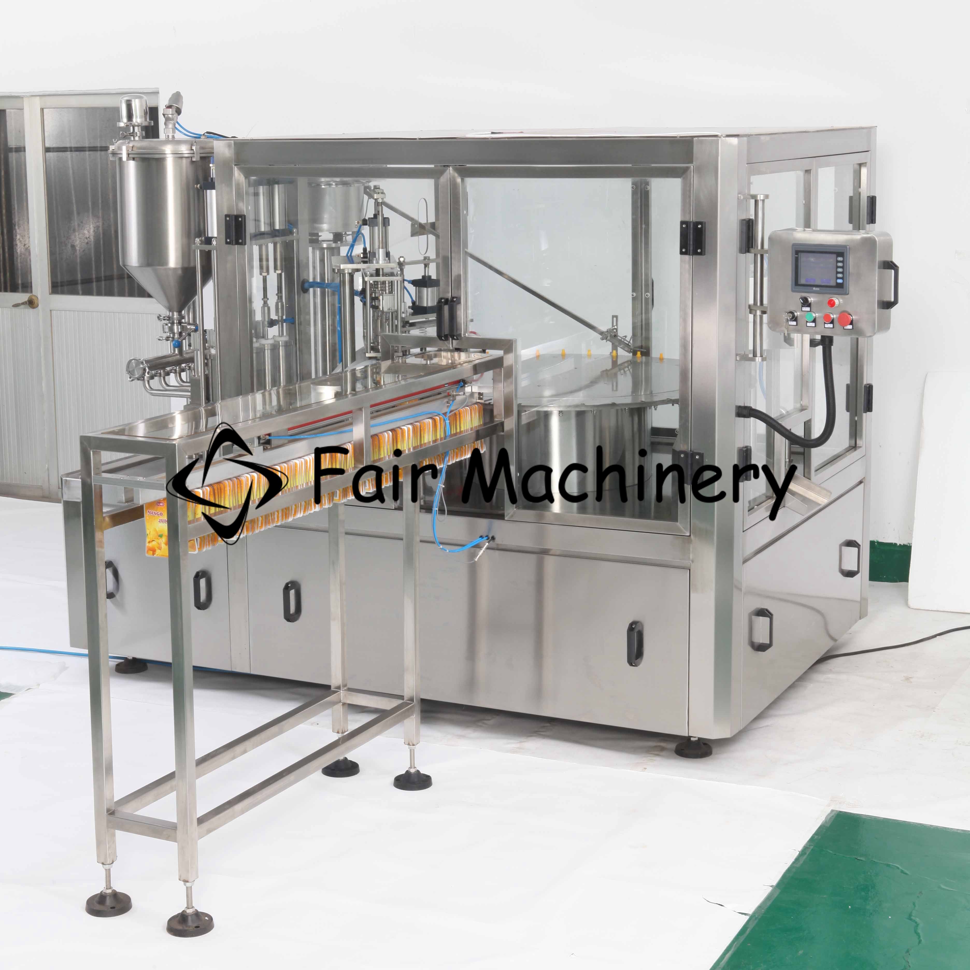  350ml 4kw Ketchup Filling Machine Tomato Paste Capping 5000B/H Manufactures