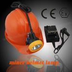 15000lux led corded rechargeable mining cap lamp with low power indication