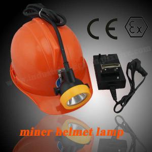  15000lux led corded rechargeable mining cap lamp with low power indication Manufactures