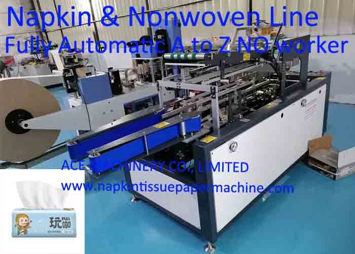  Auto Transfer Fully Automatic Napkin Production Line Manufactures