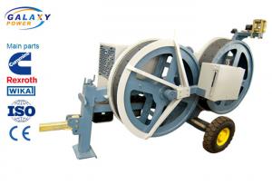  5T Transmission Line Equipment Hydraulic Tensioner Machine With 1300/1500mm Bull Wheel Manufactures