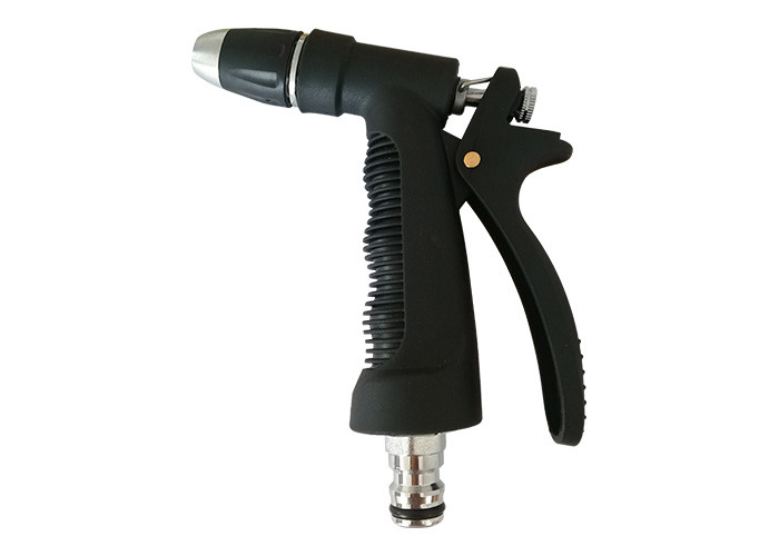  Black Color Metal Water Spray Gun , Metal Garden Hose Spray Gun High Reliability Manufactures