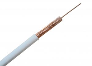  Flexible 75 ohm CATV Coaxial Cable , RG59 Standard Quad Shield Coaxial Cable Manufactures