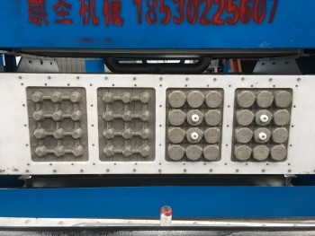  Custom Color Rotary Egg Tray Machine 1000 Pcs / H Capacity For Shoe Tray Manufactures
