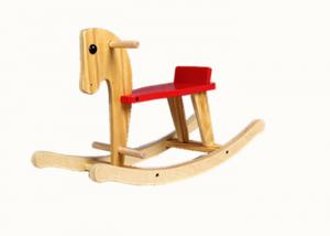  Professional Kids Exercise Bike / Solid Wood Rocking Horse For Christmas Gift Manufactures