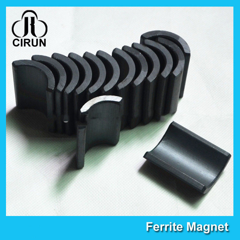  Y30 Grade Ferite Arc Magnets For Motors , Ferite Ceramic Motor Arc Magnets Manufactures