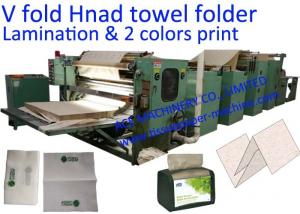  V Fold Laminated Kitchen Towel Machine Manufactures