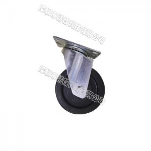 Buy cheap ESD 3 Inch Rubber Swivel Wheels Flat No Brake Anti Static 75x32mm from wholesalers