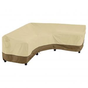  Polyester Fabric L286cm W222cm Outdoor Sofa Cover Waterproof , Sectional Sofa Cover Durable Manufactures