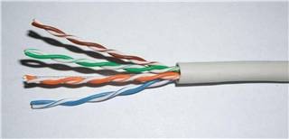  High Transmission CAT 5E Cable , Unshielded Twisted Pair Cable , UTP CAT5E Cable with PVC Jacket for Networks Manufactures