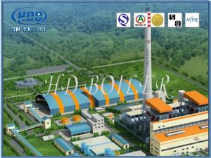  130T / H Coal Fired Power Plant Boiler With Natural Circulation , High Efficiency Manufactures