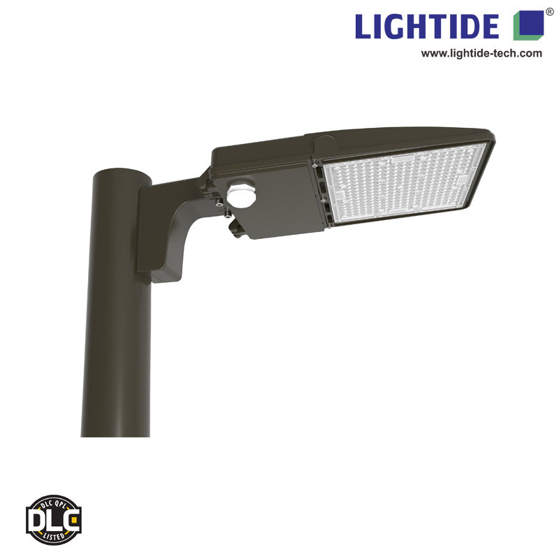  Lightide DLC Qualified 100 watt LED Parking Lot Lights with 347VAC-480VAC Manufactures