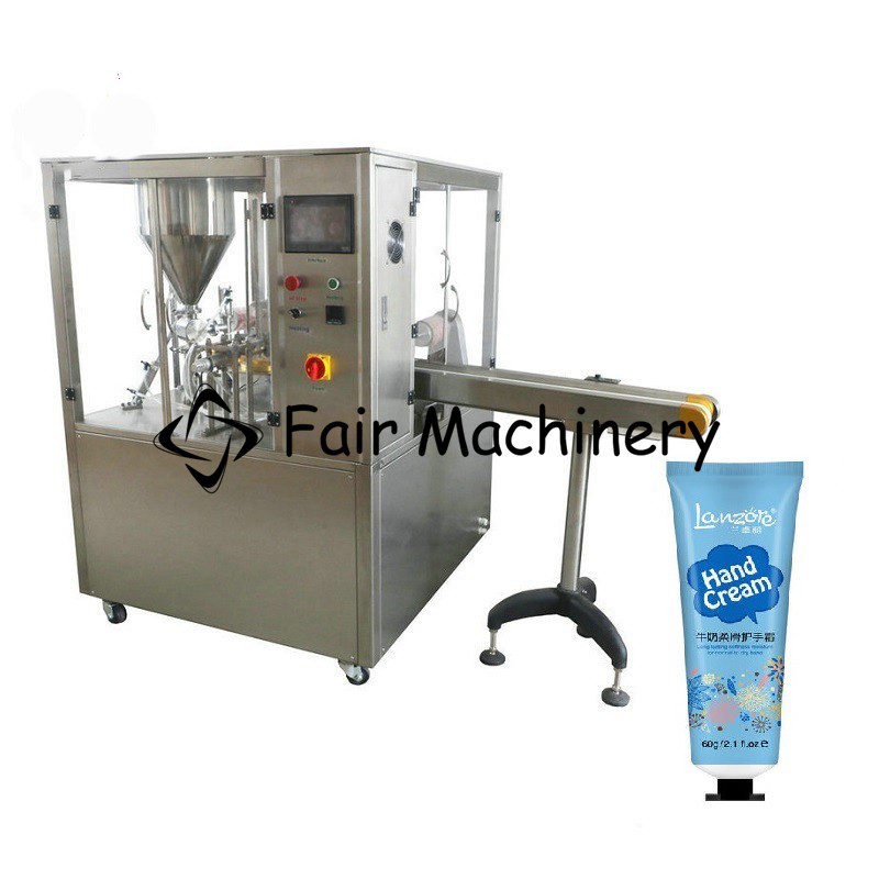  3.3Kw SS304 Tube Filling Sealing Machine Soft Plastic Tube 450ml Manufactures
