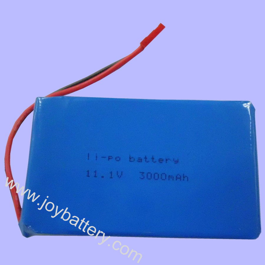  11.1V 3000mAh Polymer Li ion Battery Manufactures
