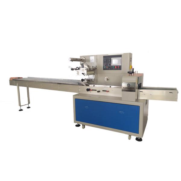 Quality China Supplier Stainless Steel Semi-Automatic Pack Flowing Wrapping Machine Biscuit Packing Machine for sale