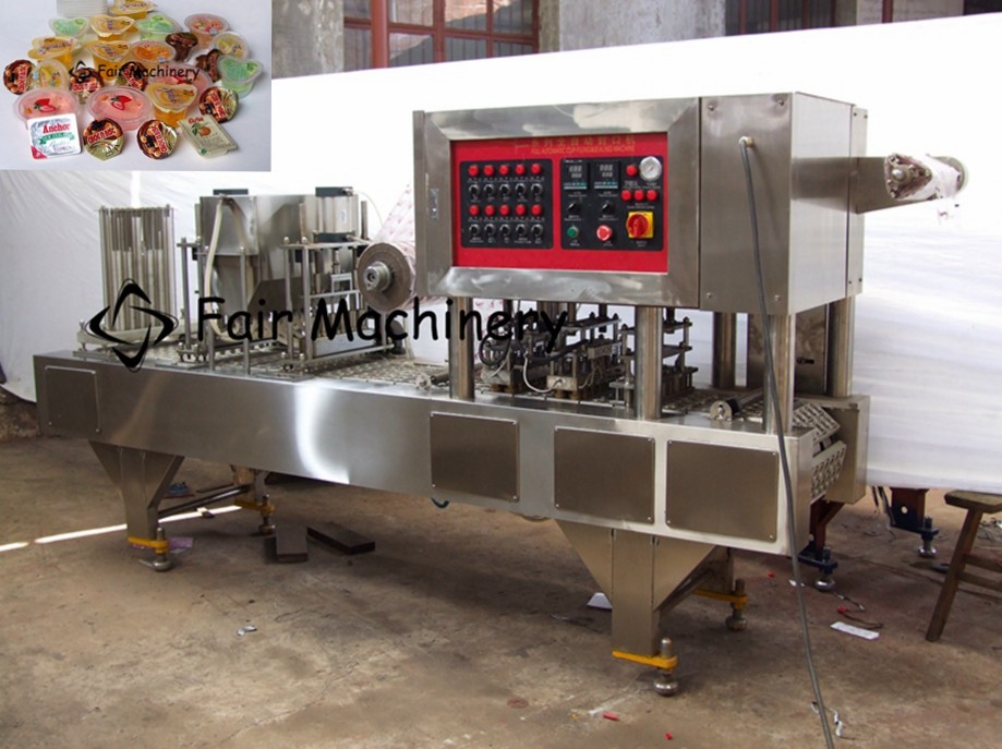  10800BPH 12KW Cup Filling Sealing Machine For Yogurt Jelly Water Cup 60HZ Manufactures