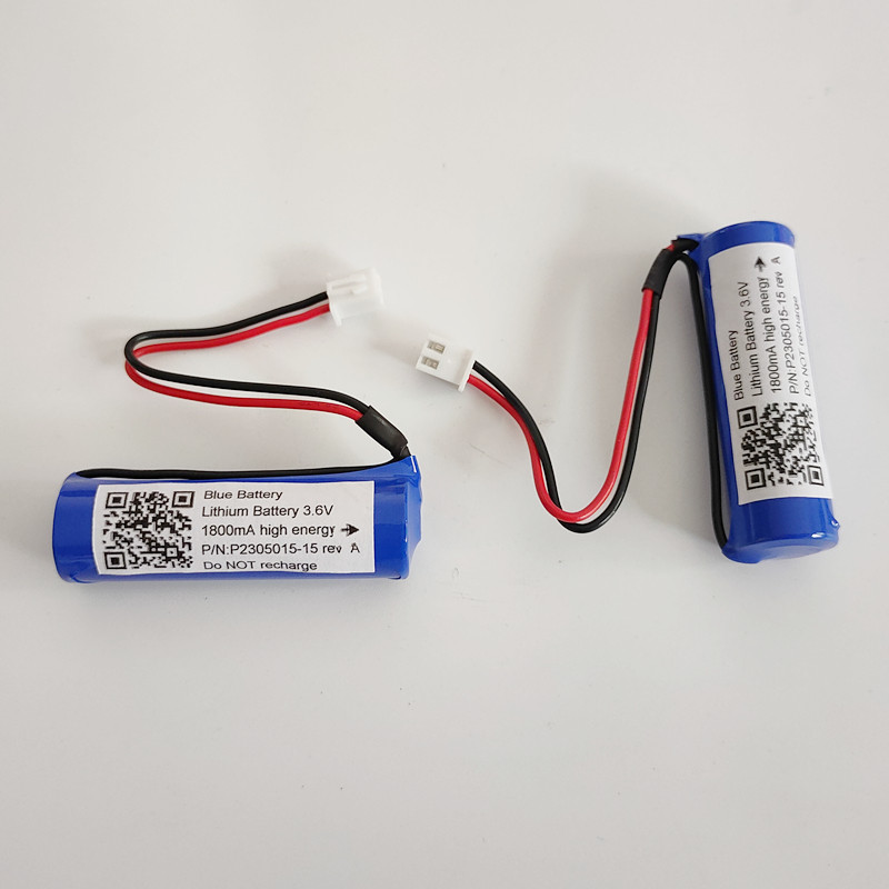 Lithium Primary Batteries ER14505M LS14500 TL-5903 3.6V 1800mAh lithium battery with connector Manufactures