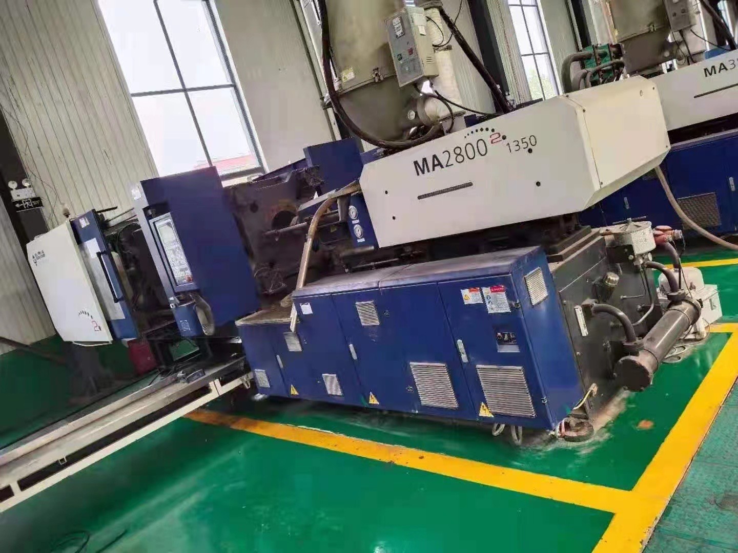  Second Hand 280 Ton PVC Injection Molding Machine Haitian MA2800 With Servo Motor Manufactures