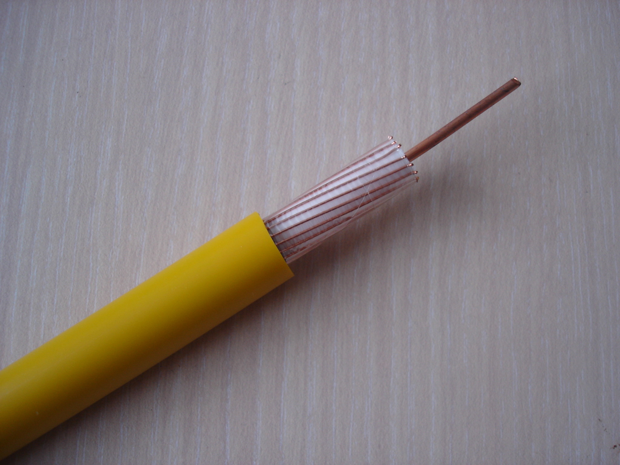  Bare Copper Wire Braiding Leaky Feeder Cable For Perimeter Detection Manufactures
