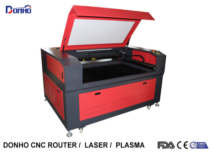  Red Color CO2 Laser Engraving Machine with Leetro Control System For Acrylic / Wood Manufactures