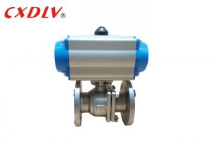  SS316 2PC Full Port Air Pneumatic Actuated Ball Valve Q641F JIS10K 50A Manufactures