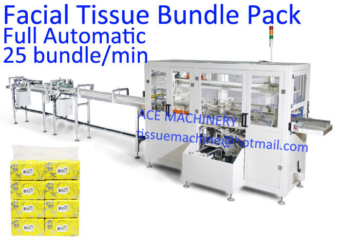  Full Automatic 12 Bags / Pack Facial Tissue Packing Machine Manufactures