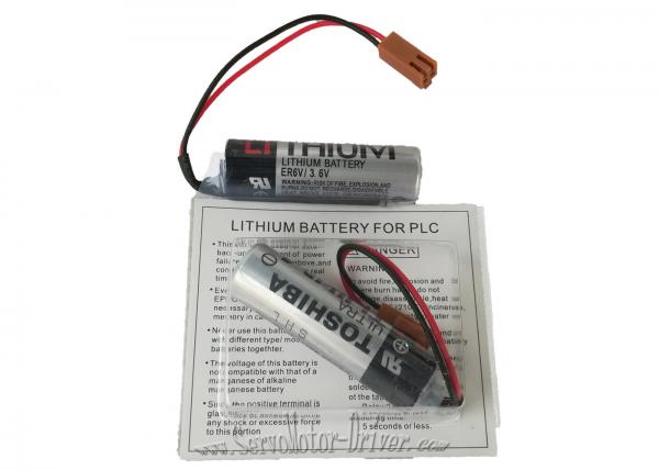 Quality Toshiba Mitsubishi Plc Battery , Ultra Mitsubishi Lithium Battery ER6V 3.6V for sale