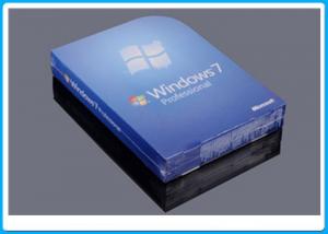  32 Bit Full Version Windows 7 Professional Retail Box DVD With 1 SATA Cable Manufactures