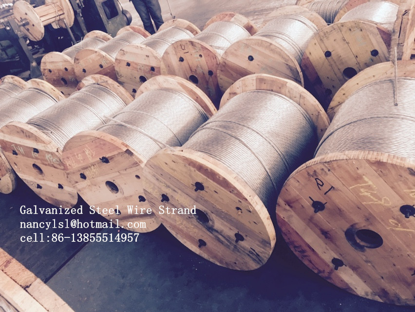  Cold Drawn ASTM A475 Galvanised Steel Wire For Communication Cable Manufactures