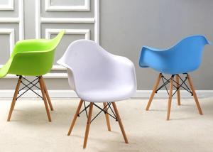  Carefully Crafted Wooden Leg Dining Chair , Plastic And Wood Dining Chairs Manufactures