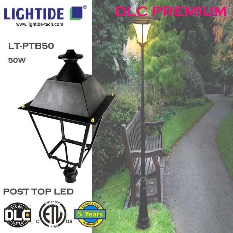  DLC Qualified Outdoor LED Path Lights 50W 347VAC 5000K with 5 yrs warranty Manufactures