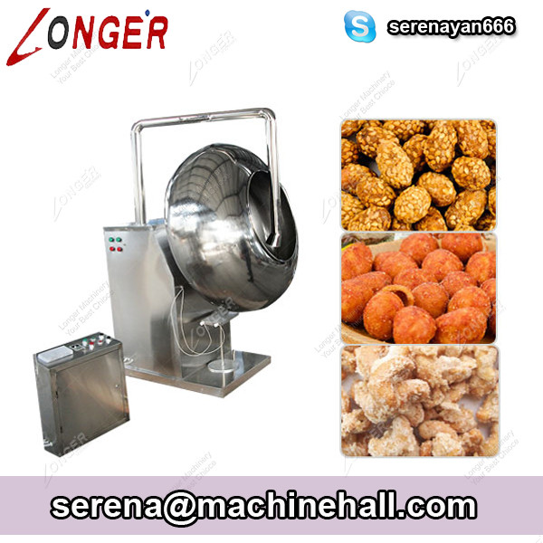  Stainless Steel Sugar Flour Peanut Coating Machine|Honey Coated Groundnut Nuts Equipment Manufactures