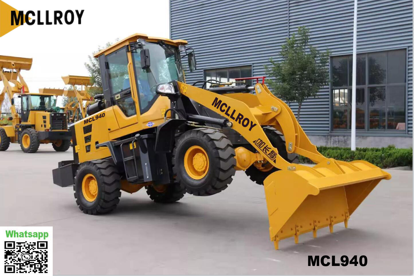  MCL940 ZL940 Front Wheel End Loader YN4102 Supercharged 76kw 2400rpm Hydraulic Manufactures