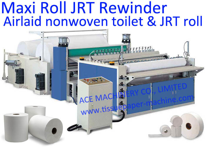  On Line Slitter 300mm Jumbo Roll Toilet Paper Rewinding Machine Manufactures