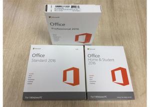  Business PKC OEM Microsoft Office 2016 Home , Microsoft Coa Sticker Retail Version Manufactures