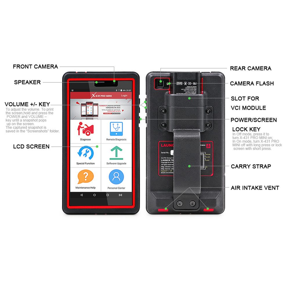  Pro MINI WiFi Launch X431 Scanner , Bluetooth universal car auto diagnostic tool Manufactures