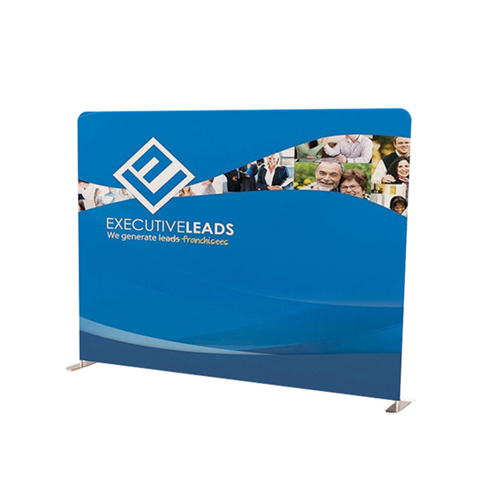  Free Standing Conference Booth Backdrop Vivid Image Recyclable With Led Light Manufactures