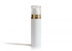  Smooth Surface Airless Cosmetic Bottles , Mini Empty Foundation Bottle With Pump Manufactures