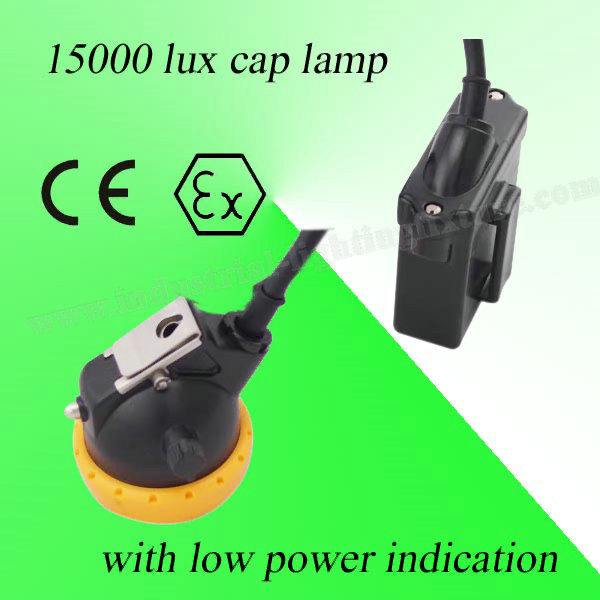  Safety 3V Rechargeable LED Miners Cap Lamp 110MA Waterproof With 6.5Ah Battery Manufactures