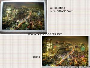  Tokyo Night Oil Painting Manufactures