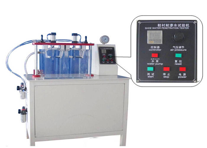  Laboratory Plastic Testing Machine For Finished Shoes Dynamic Waterproof Flexing Tester Manufactures